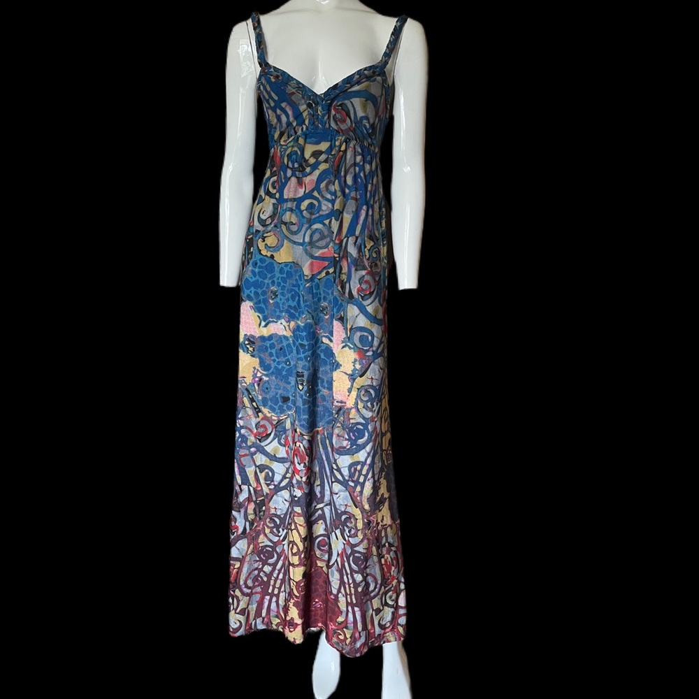 Printed maxi dress